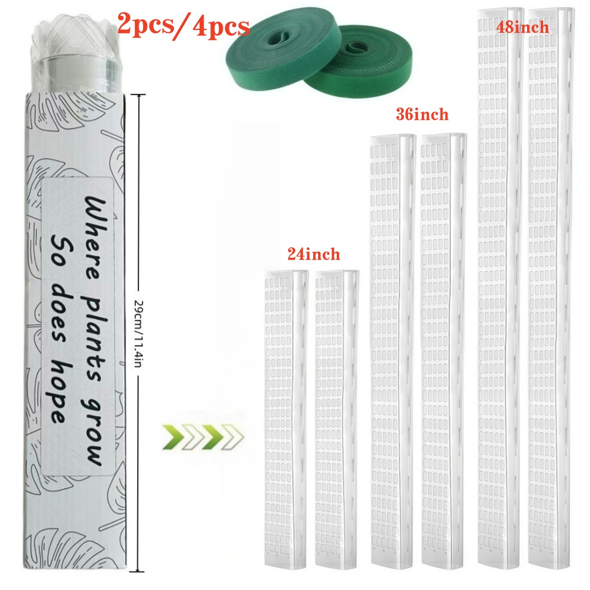 Stackable Plastic Moss Pole fo - Plant Support Stake ulasan dan harga