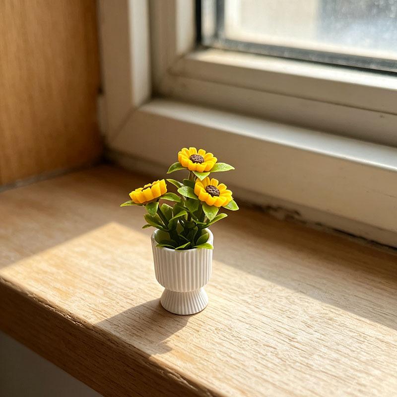 {#} Miniature Sunflower Potted - Plant Pot ulasan dan harga