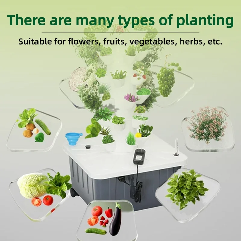 Hydroponic Planting Tower Inte - Indoor Plants ulasan dan harga